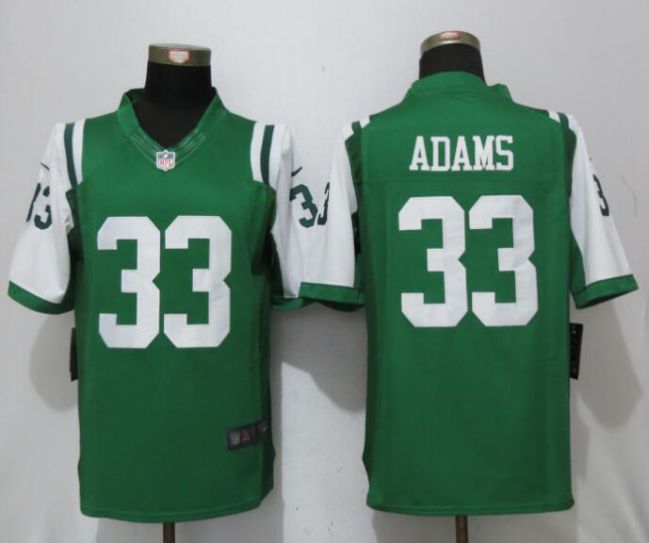 Men New York Jets 33 Adams Green Nike Limited NFL Jerseys